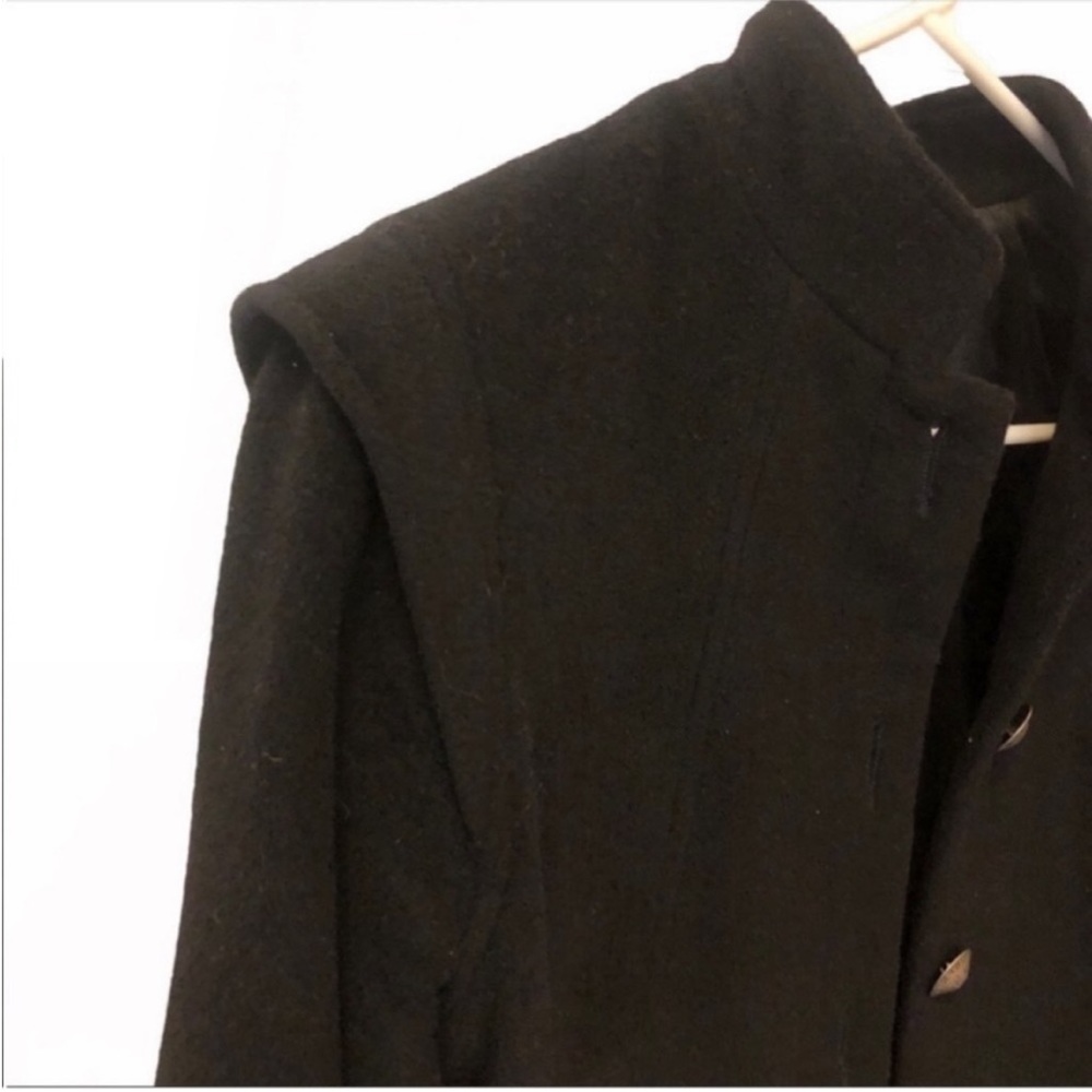 My Tribe Black Wool Cashmere Jacket Victorian Military Goth Fall Winter Small - Picture 5 of 12